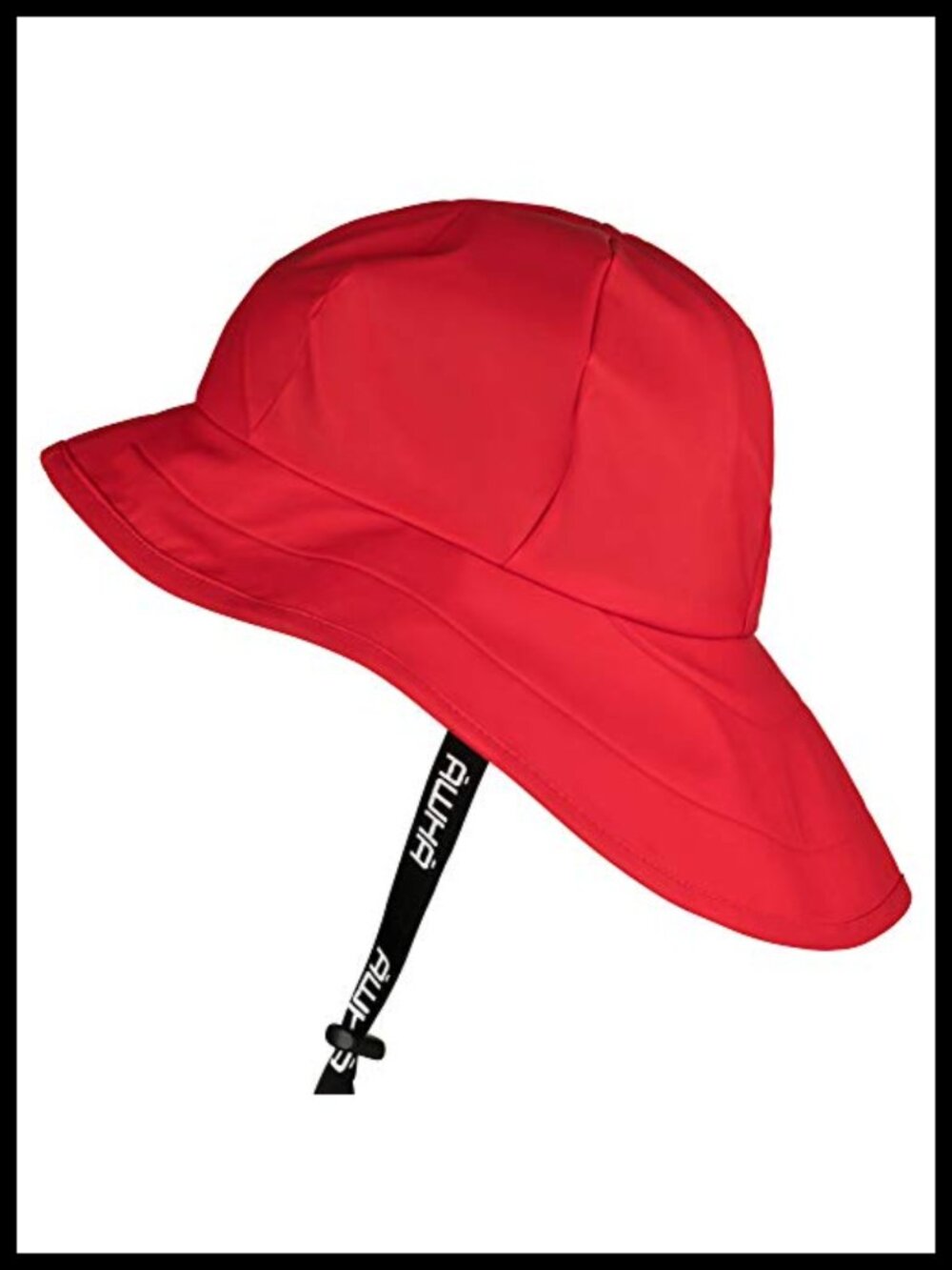 AWHA Souwester Waterproof Rain Hat Wide Brim Earflaps Foldable